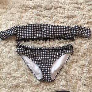 Gingham swimsuit